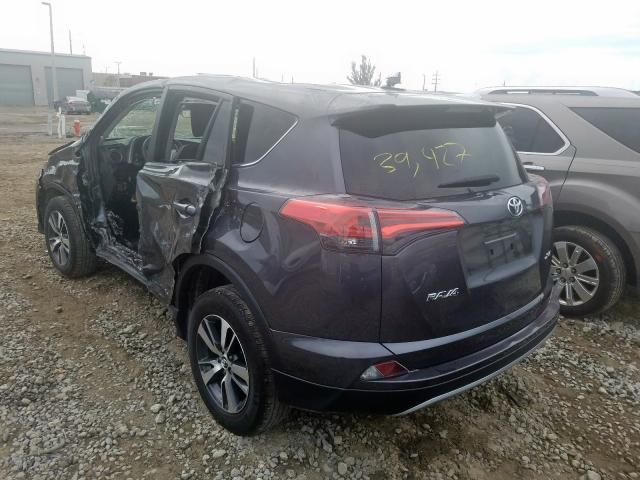 2T3WFREV7JW447102 - 2018 TOYOTA RAV4 ADVEN GRAY photo 3