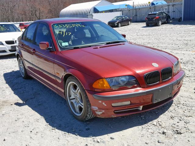 WBAAV53491FJ65011 - 2001 BMW 330 I RED photo 1