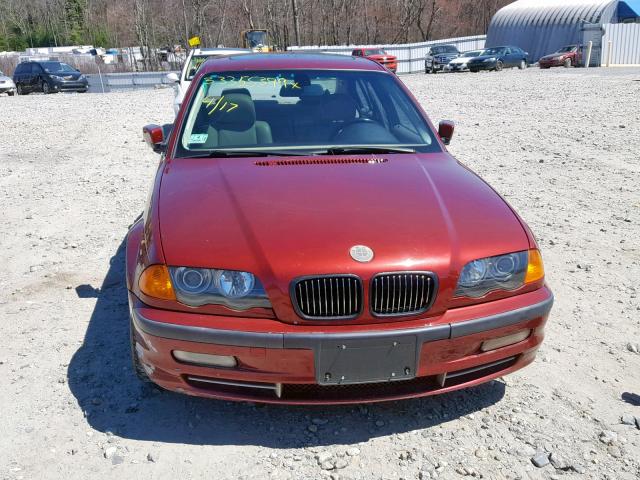 WBAAV53491FJ65011 - 2001 BMW 330 I RED photo 9