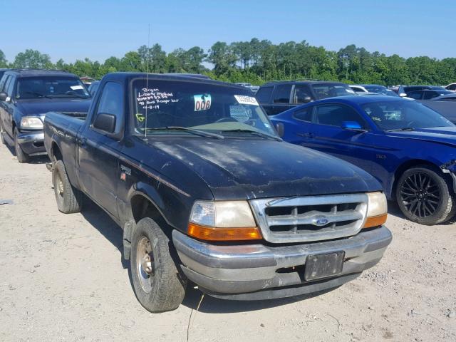 1FTYR10C6WUC99262 - 1998 FORD RANGER BLACK photo 1