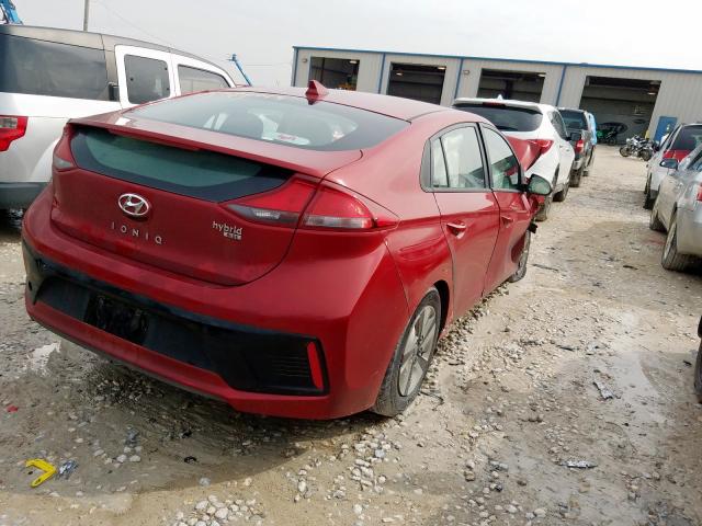 KMHC65LC8KU176218 - 2019 HYUNDAI IONIQ BLUE  photo 4