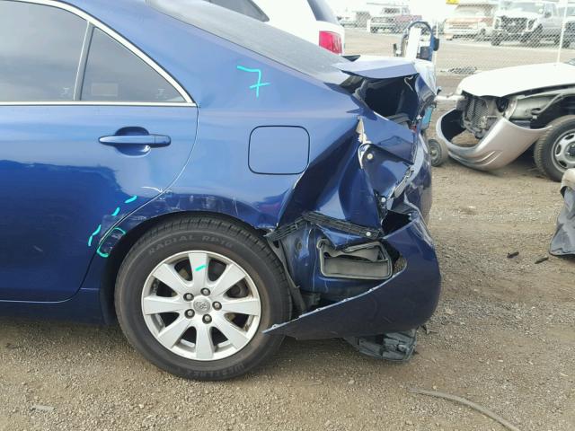 4T1BB46K88U045321 - 2008 TOYOTA CAMRY HYBR BLUE photo 9