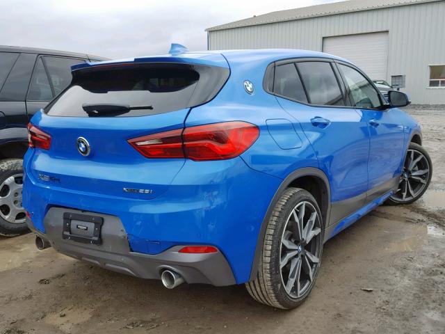 WBXYJ5C34JEF70421 - 2018 BMW X2 XDRIVE2 Көк фото 4