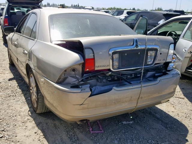 1LNHM87A55Y639760 - 2005 LINCOLN LS GOLD photo 3