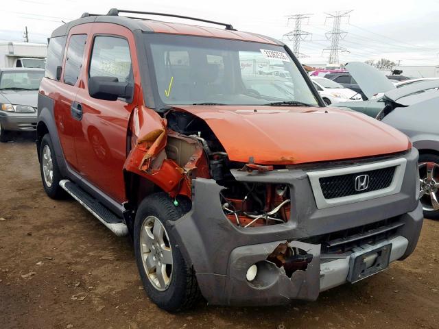 5J6YH28593L032692 - 2003 HONDA ELEMENT EX ORANGE photo 1