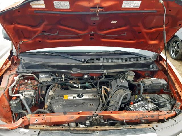 5J6YH28593L032692 - 2003 HONDA ELEMENT EX ORANGE photo 7