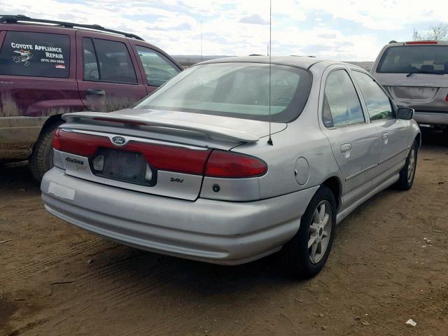 1FAFP66LXWK212417 - 1998 FORD CONTOUR LX SILVER photo 4