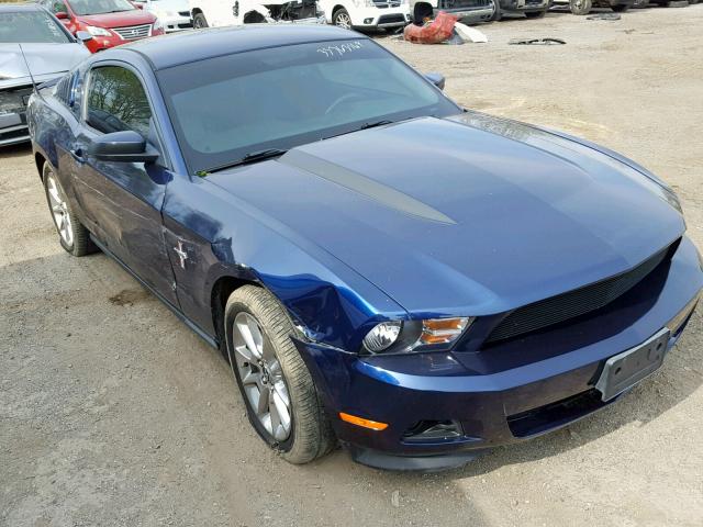 1ZVBP8AM9B5151328 - 2011 FORD MUSTANG BLUE photo 1