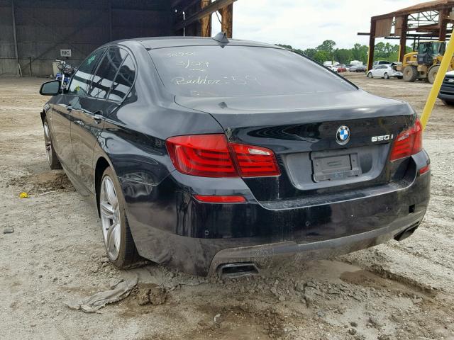 WBAFR9C53CDV58267 - 2012 BMW 550 I BLACK photo 3