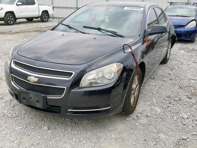 1G1ZJ57769F255338 - 2009 CHEVROLET MALIBU 2LT BLACK photo 2