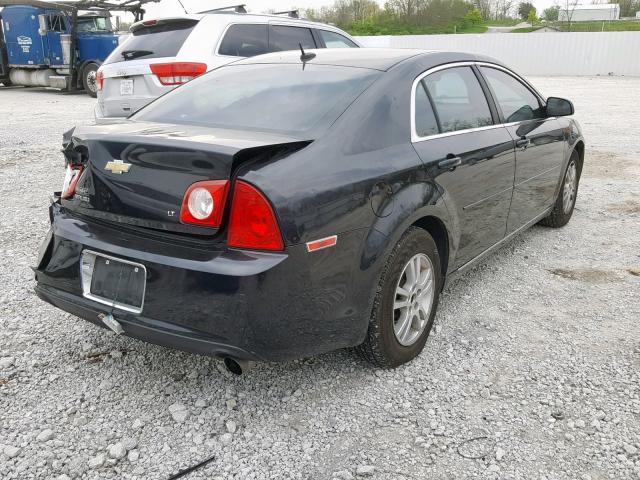 1G1ZJ57769F255338 - 2009 CHEVROLET MALIBU 2LT BLACK photo 4