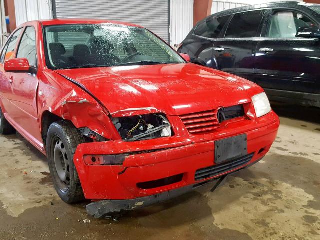 3VWSB69M62M109328 - 2002 VOLKSWAGEN JETTA GLS RED photo 9