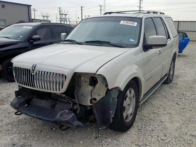 5LMFU27596LJ19581 - 2006 LINCOLN NAVIGATOR Crème photo 2