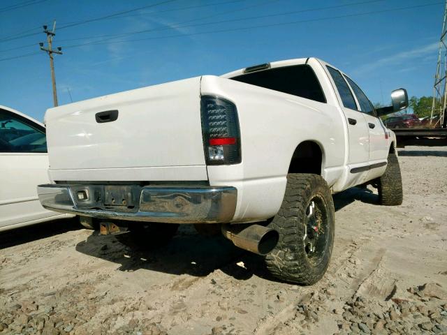 1D7KS28A77J596391 - 2007 DODGE RAM 2500 S თეთრი ფოტო 4