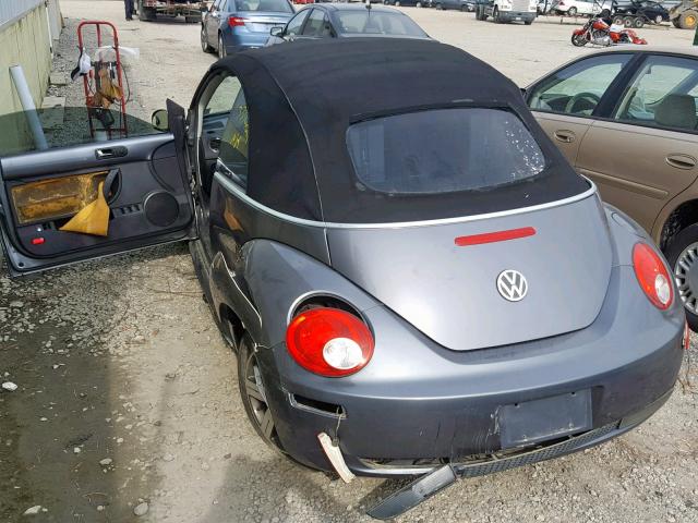 3VWRF31Y06M301186 - 2006 VOLKSWAGEN NEW BEETLE Grau Foto 3