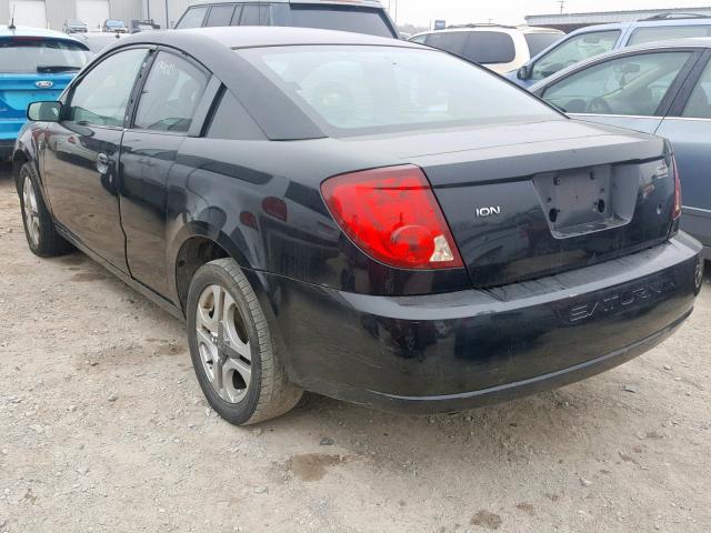 1G8AV12F74Z143438 - 2004 SATURN ION LEVEL BLACK photo 3