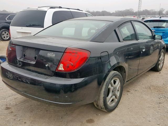 1G8AV12F74Z143438 - 2004 SATURN ION LEVEL BLACK photo 4