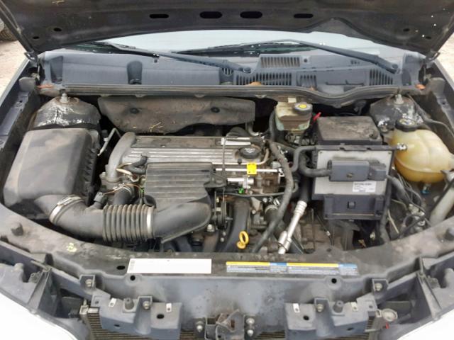 1G8AV12F74Z143438 - 2004 SATURN ION LEVEL BLACK photo 7