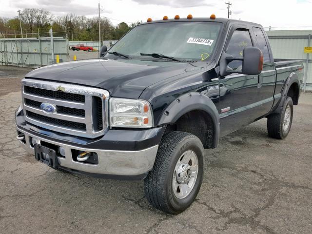 1FTWX31P07EA88595 - 2007 FORD F350 SRW S BLACK photo 2