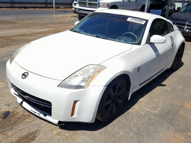 JN1AZ34EX3T017329 - 2003 NISSAN 350Z COUPE WHITE photo 2