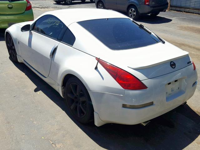 JN1AZ34EX3T017329 - 2003 NISSAN 350Z COUPE WHITE photo 3