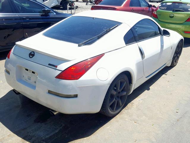 JN1AZ34EX3T017329 - 2003 NISSAN 350Z COUPE WHITE photo 4