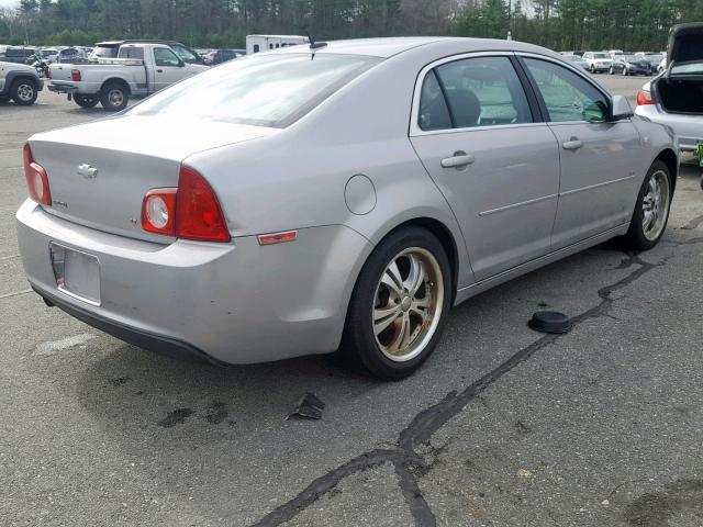1G1ZH57B08F202388 - 2008 CHEVROLET MALIBU 1LT 银色 照片 4