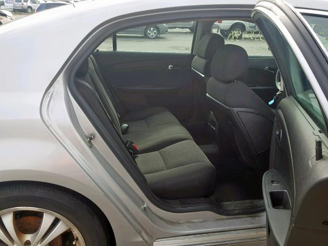 1G1ZH57B08F202388 - 2008 CHEVROLET MALIBU 1LT 银色 照片 6