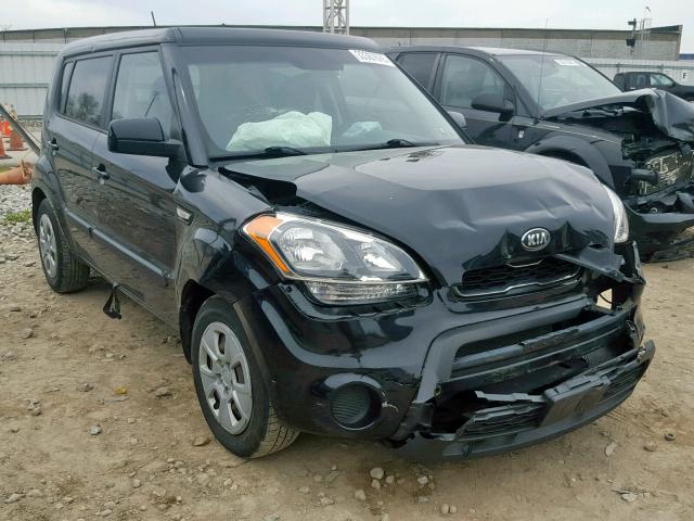 KNDJT2A54D7753397 - 2013 KIA SOUL BLACK photo 1