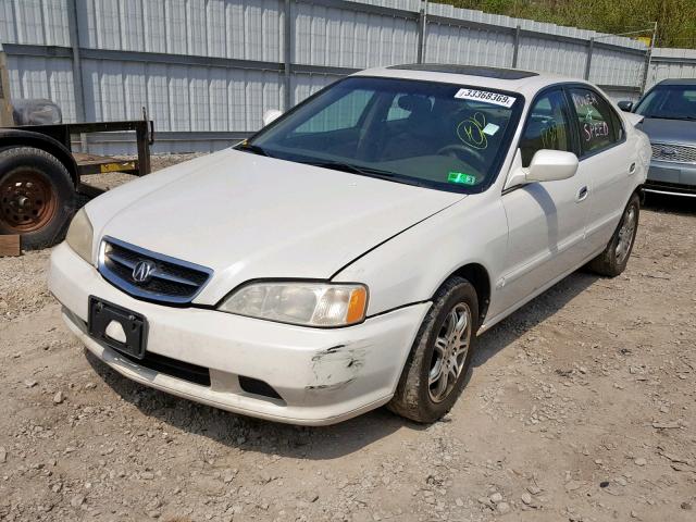 19UUA56641A006615 - 2001 ACURA 3.2TL WHITE photo 2