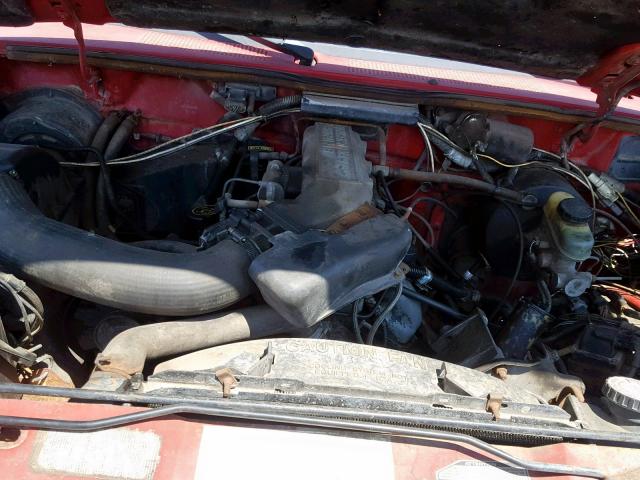 1FTCR11T5MTA41794 - 1991 FORD RANGER RED photo 7