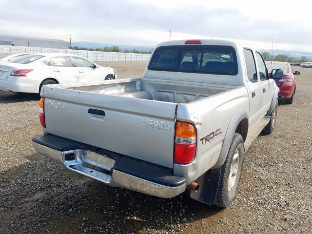 5TEGN92NX1Z827020 - 2001 TOYOTA TACOMA DOUBLE CAB PRERUNNER  photo 4
