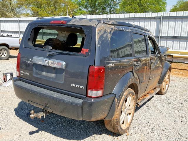 1D4PU4GX1BW587485 - 2011 DODGE NITRO HEAT GRAY photo 4