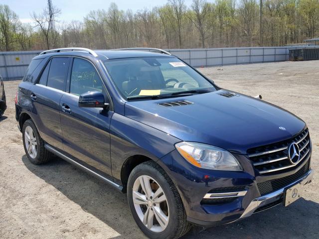 4JGDA5HB8DA249062 - 2013 MERCEDES-BENZ ML 350 4MA BLUE photo 1