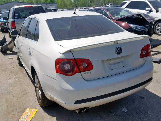 3VWEG71K37M059834 - 2007 VOLKSWAGEN JETTA WOLF WHITE photo 3