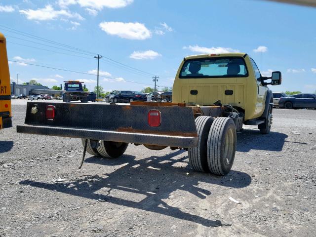 1FDUF5GT5BEC42331 - 2011 FORD F550 SUPER YELLOW photo 4