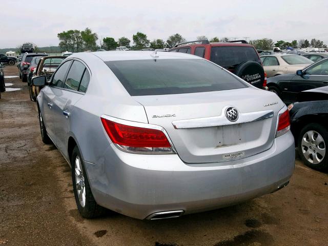 1G4GB5E35CF133133 - 2012 BUICK LACROSSE C SILVER photo 3