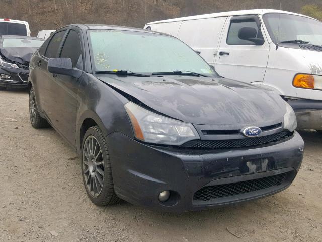 1FAHP3GN4AW285002 - 2010 FORD FOCUS SES BLACK photo 1