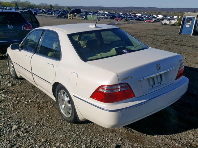 JH4KA96684C006220 - 2004 ACURA 3.5RL WHITE photo 3