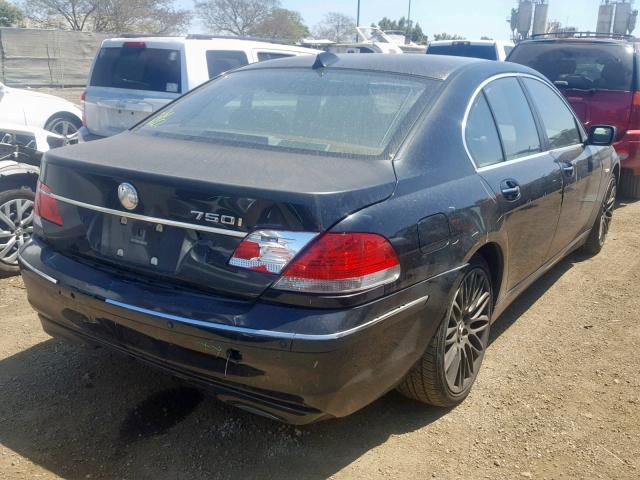 WBAHL83586DT05020 - 2006 BMW 750 I BLACK photo 4