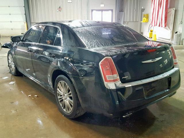 2C3CCARG8EH207009 - 2014 CHRYSLER 300 BLACK photo 3