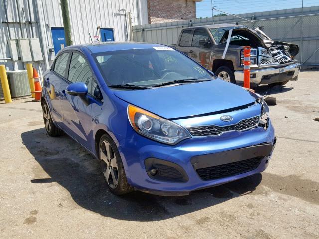 KNADN5A3XC6078552 - 2012 KIA RIO EX BLUE photo 1