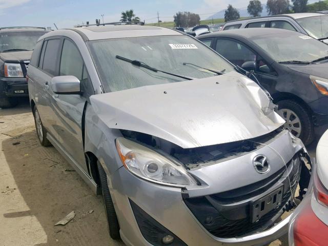 JM1CW2DL3C0138440 - 2012 MAZDA 5 SILVER photo 1