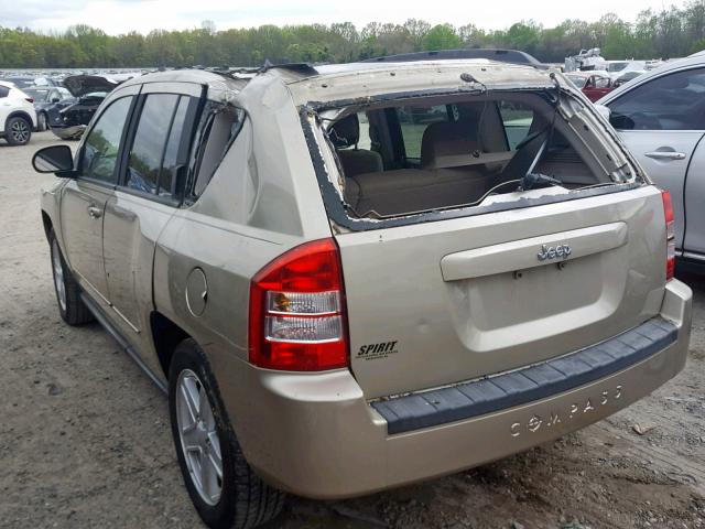 1J4NT4FB4AD506559 - 2010 JEEP COMPASS SP 金色 照片 3