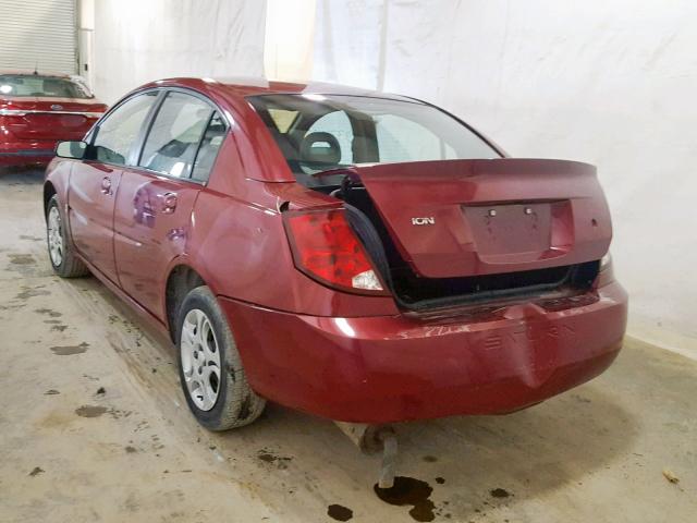 1G8AJ55FX7Z122814 - 2007 SATURN ION LEVEL RED photo 3