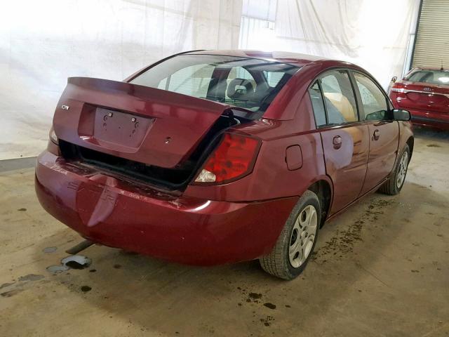 1G8AJ55FX7Z122814 - 2007 SATURN ION LEVEL RED photo 4