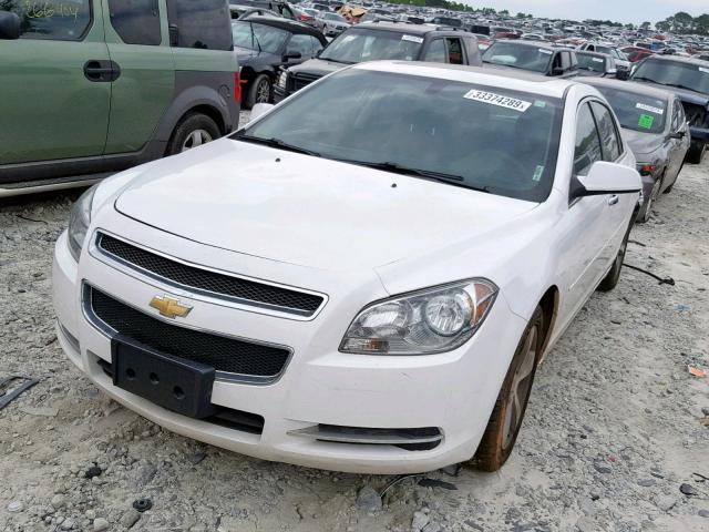 1G1ZC5EU6CF361847 - 2012 CHEVROLET MALIBU 1LT 白色 照片 2
