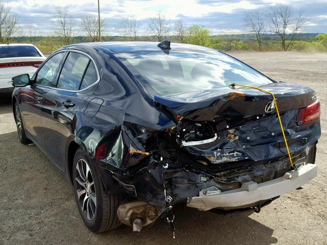 19UUB1F38FA008869 - 2015 ACURA TLX BLACK photo 3