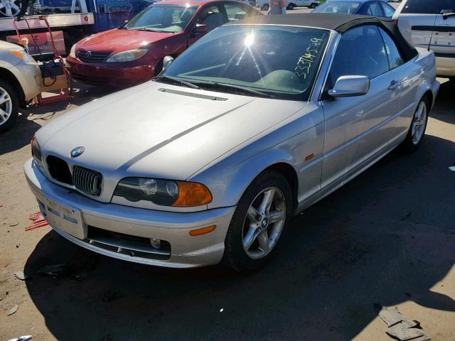 WBABS33492JY59195 - 2002 BMW 325 CI SILVER photo 2