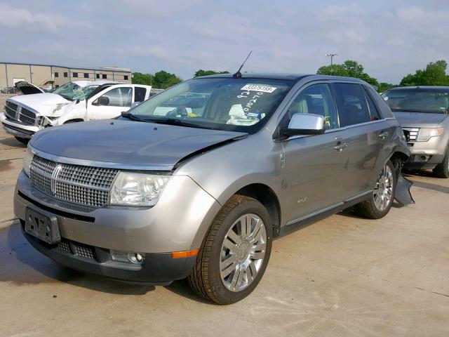 2LMDU68C08BJ12900 - 2008 LINCOLN MKX SILVER photo 2